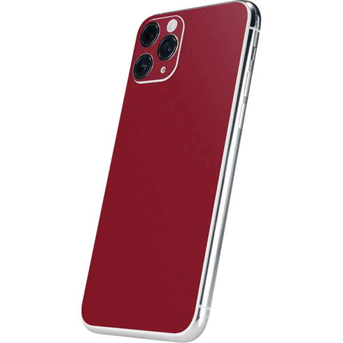 Burgundy Solid iPhone 11 Pro Skin