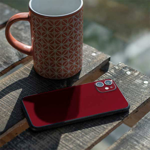 Burgundy Solid iPhone 11 Skin