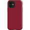 Burgundy Solid iPhone 12 Impact Case