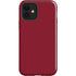 Burgundy Solid iPhone 12 Impact Case