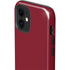 Burgundy Solid iPhone 12 Impact Case