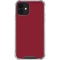 Burgundy Solid iPhone 12 Mini Clear Case