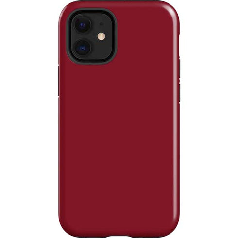 Burgundy Solid iPhone 12 Mini Impact Case
