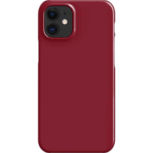 Burgundy Solid iPhone 12 Mini Lite Case