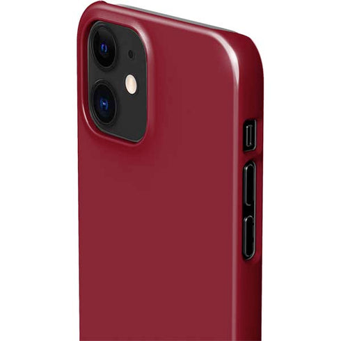 Burgundy Solid iPhone 12 Mini Lite Case
