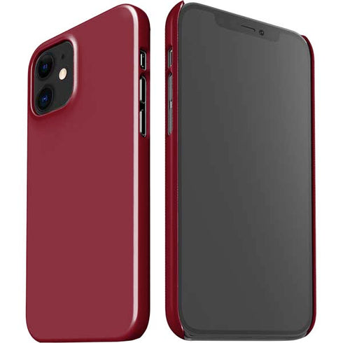 Burgundy Solid iPhone 12 Mini Lite Case