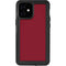 Burgundy Solid iPhone 12 Mini Waterproof Case