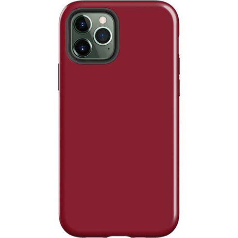 Burgundy Solid iPhone 12 Pro Impact Case