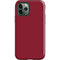Burgundy Solid iPhone 12 Pro Impact Case