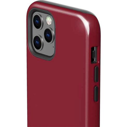 Burgundy Solid iPhone 12 Pro Impact Case