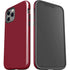 Burgundy Solid iPhone 12 Pro Impact Case