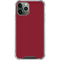 Burgundy Solid iPhone 12 Pro Max Clear Case