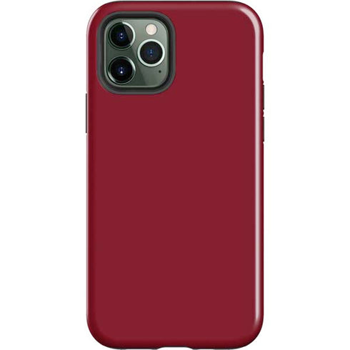 Burgundy Solid iPhone 12 Pro Max Impact Case