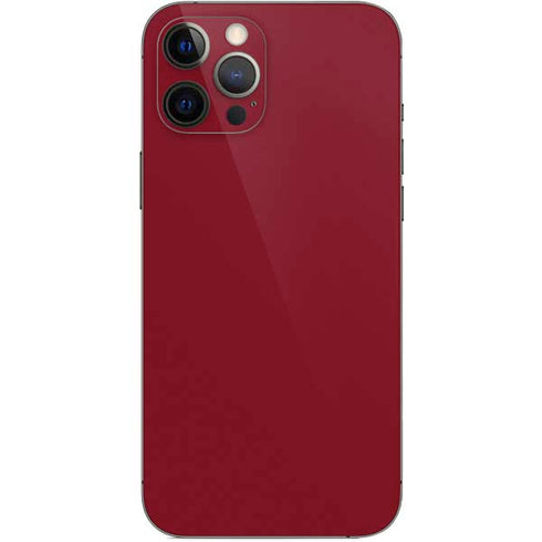 Burgundy Solid iPhone 12 Pro Max Skin