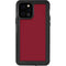 Burgundy Solid iPhone 12 Pro Waterproof Case