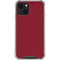 Burgundy Solid iPhone 13 Mini Clear Case