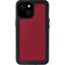 Burgundy Solid iPhone 13 Mini Waterproof Case