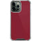 Burgundy Solid iPhone 13 Pro Max Clear Case
