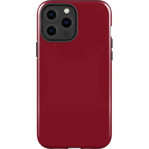 Burgundy Solid iPhone 13 Pro Max Impact Case