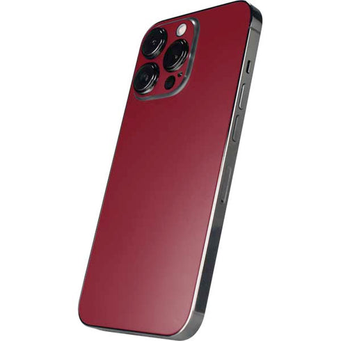 Burgundy Solid iPhone 13 Pro Max Skin