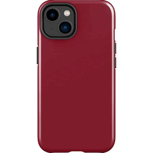Burgundy Solid iPhone 14 Plus Impact Case