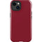 Burgundy Solid iPhone 14 Plus Impact Case