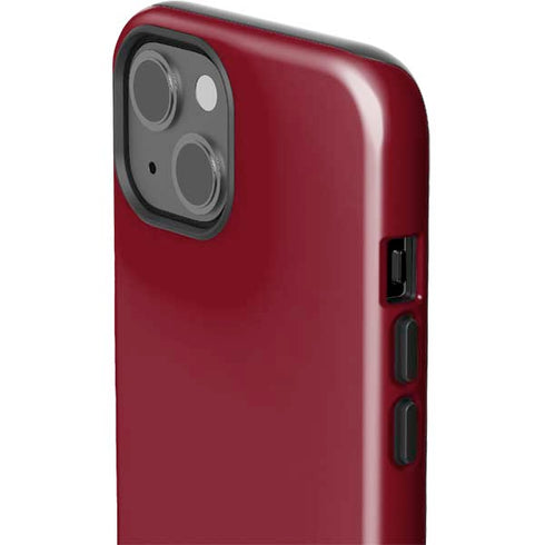 Burgundy Solid iPhone 14 Plus Impact Case
