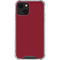 Burgundy Solid iPhone 14 Plus Clear Case