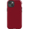 Burgundy Solid iPhone 14 Impact Case