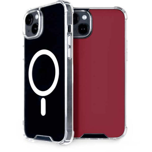 Burgundy Solid iPhone 14 Plus MagSafe Case