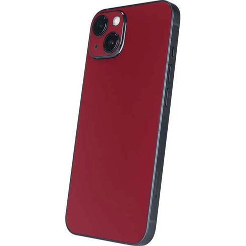 Burgundy Solid iPhone 14 Plus Skin
