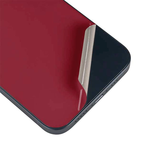 Burgundy Solid iPhone 14 Plus Skin