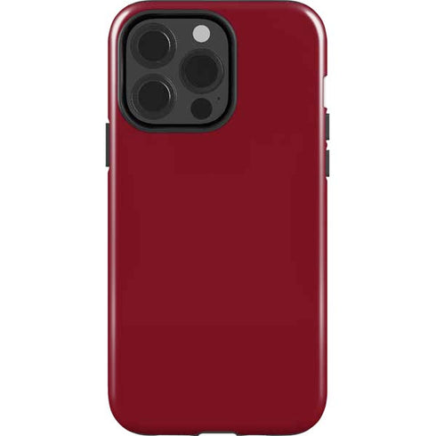 Burgundy Solid iPhone 14 Pro Impact Case