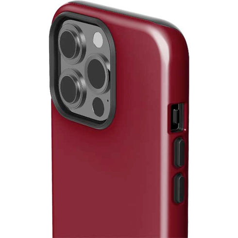 Burgundy Solid iPhone 14 Pro Impact Case