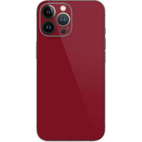 Burgundy Solid iPhone 14 Pro Max Skin