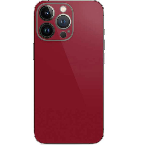 Burgundy Solid iPhone 14 Pro Skin