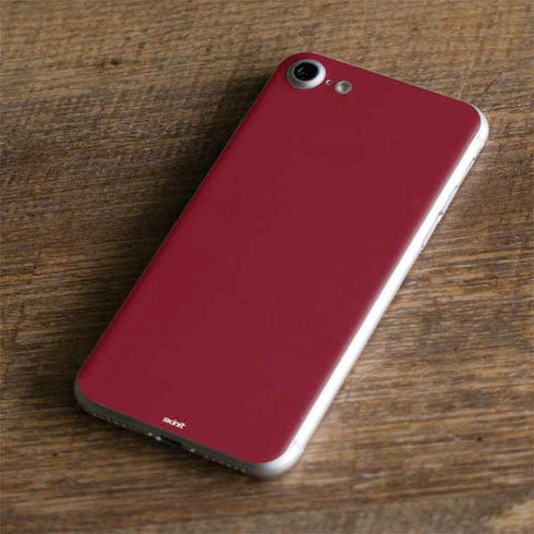Burgundy Solid iPhone 7 Skin