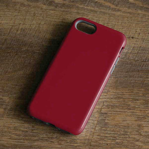 Burgundy Solid iPhone 8 Pro Case