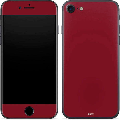 Burgundy Solid iPhone 8 Skin