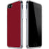 Burgundy Solid iPhone SE (2nd & 3rd Gen) Clear Case