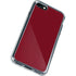 Burgundy Solid iPhone SE (2nd & 3rd Gen) Clear Case