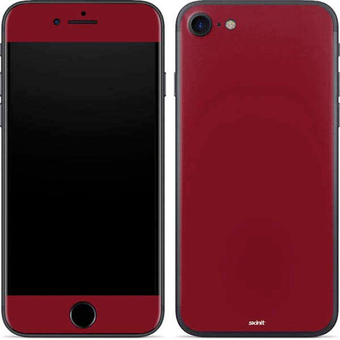 Burgundy Solid iPhone SE (2nd & 3rd Gen) Skin