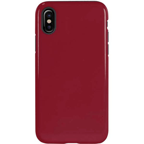 Burgundy Solid iPhone X Pro Case