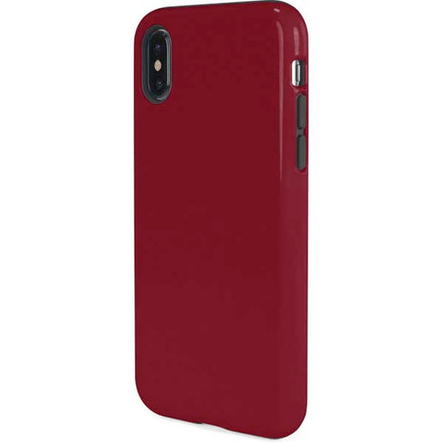 Burgundy Solid iPhone X Pro Case