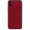 Burgundy Solid iPhone X Skin
