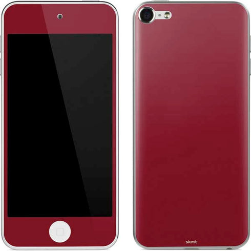 Burgundy Solid Apple iPod Skin