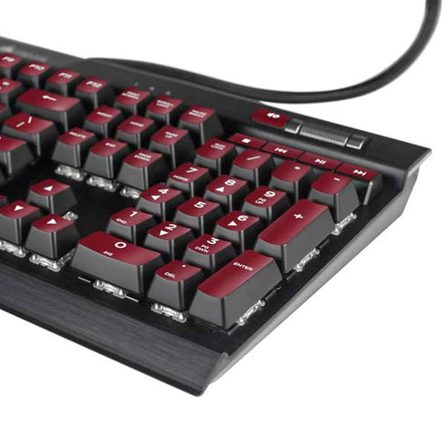 Burgundy Solid K95 RGB PLATINUM Mechanical Gaming Keyboard Skin
