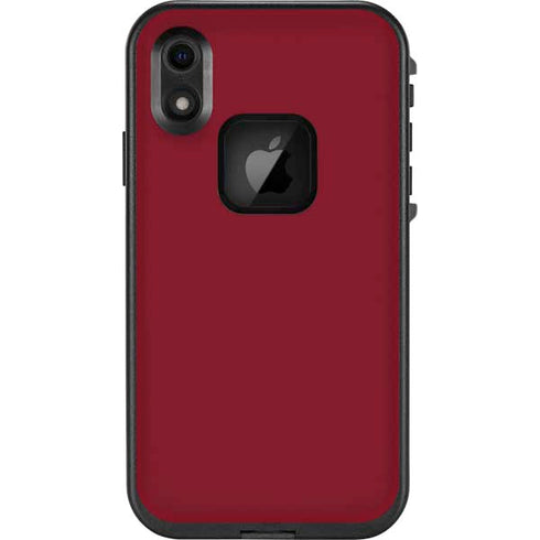 Burgundy Solid LifeProof Fre iPhone Skin