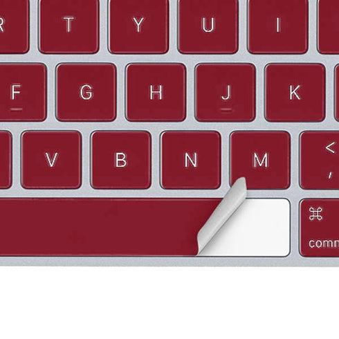 Burgundy Solid Magic Keyboard Skin