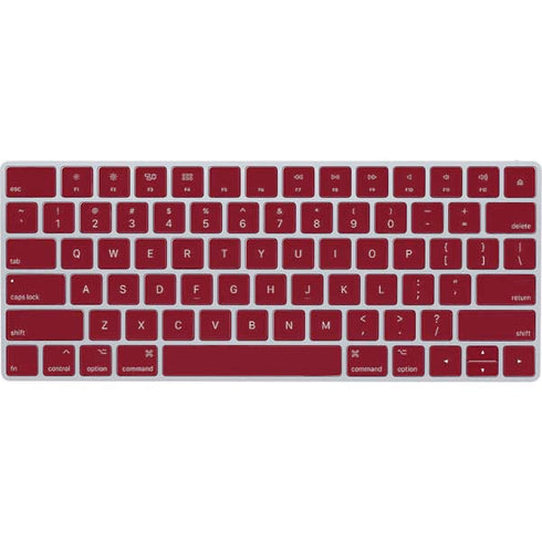 Burgundy Solid Magic Keyboard Skin